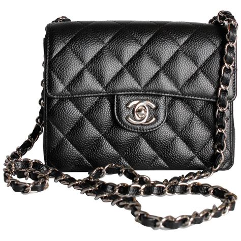 chanel new mini caviar|Mini classic handbag, Lambskin, black — Fashion .